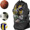 YIPUETERNITY Borsa Per Palloni in Rete, 15-20 Sacca in Rete Palloni da Calcio, Borsa a Tracolla Impermeabile per Allenamento di Calcio, Basket, Volley e Rugby