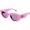 Gucci OCCHIALI DA SOLE GUCCI GG 1421S COLORE 004 ROSA LENTE MARRONE ROSA SUNGLASSES