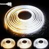 PAUTIX Striscia LED COB CCT 5M IP65 impermeabile regolabile bianco caldo freddo 2700K-6500K, 640LED/m illuminazione fai da te (SOLO striscia LED, senza