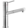 NOBILI RUBINETTERIA Nobili Rubinetterie - Snow Miscelatore cucina monocomando in acciaio inox con doccetta estraibile- SN00717IX