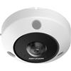 HikVision DS-2CD63C5G1-IVS Telecamera Dome Panoramica IP, 12 MP, ottica 1.29 mm, portata IR 15 m - HikVision