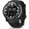 Garmin Instinct Crossover, Smartwatch ibrido, 45mm, Rugged design e Lancette Super-Luminova, Autonomia 28 giorni, +30 Sport, GPS, Cardio, SpO2, Activity Tracker (Black)