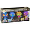 Funko Miles Morales Black Light - 4 Pack - Marvel Spider-Man Miles Morales - Funko POP Town