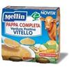 Mellin Pappa Completa Verdure, Pastina E Vitello 2 X 250 G 
