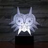 Wolobox Lampada LED Videogioco The Legend of Zelda Majora's Mask Cambia colore USB Luce notturna e decorazione