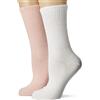 Calvin Klein Socks CKJ Women Sock 4P Monogram Tin GIFTBOX CALZINO Equipaggio, Pink Combo, One Size da Donna