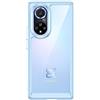 XINYEXIN Cover per Huawei nova 9 / Honor 50 5G Case Trasparente, Custodia Antiurto e Sottile in Silicone TPU Resistente all'ingiallimento Antigraffio - Blu