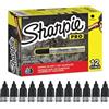 Sharpie Pro Forza Industriale Pennarelli Indelebili | Punta a Proiettile | Inchiostro Nero | Confezione da 12