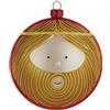 Alessi AMj13 3 Giuseppe, Pallina per Albero di Natale in vetro soffiato. Decorata a mano.