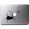 Artstickers - Adesivo per Portatile da 11 e 13Winnie The Pooh - Adesivo per MacBook PRO Air Mac Portatile Colore Nero Regalo Spilart Marca Registrato