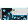 HP Cartuccia di inchiostro giallo HP DesignJet 738 da 300 ml