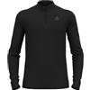 Odlo Intimo termico da uomo Merino 200 I Intimo Merino da uomo Zip I Maglia termica a maniche lunghe con zip a 1/2 I Uomo