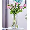 Vzmiza Vaso da fiori di alta qualità, grande, trasparente, 22 cm, decorazione per la casa, casa, casa, casa, centrotavola, design brevettato