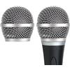 Geekria per Creators Griglia di Ricambio per Microfono per Shure PG48, PG58, PGX2, BLX288, PG24 Mic Cap, Griglia a Sfera per Microfono, Gruppo Capsula (Argento/Confezione da 2)