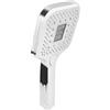 Cornat Doccetta Smartly - 108 x 108 mm - Cromata - 3 tipi di getto: normale, massaggio e combinazione - anticalcare & indicatore di consumo/soffione per doccia & vasca / TECB3485