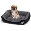 Yanman Cuccia ortopedica lavabile per cani calmanti per cani di taglia grande e media, letto impermeabile con fondo antiscivolo, comodo divano per cani morbido