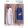 VOGUE PATTERNS V1982Y5 - Abito da donna, taglia Y5 (18-20-22-24-26)