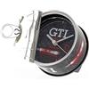 BRISA VW Collection Volkswagen Orologio da tavolo, orologio magnetico, MyClock anche personalizzabile, regalo fotografico GTI design (GTI The Legend/Nero)