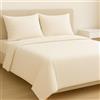 MAXIME MAISON - Completo Lenzuola Una Piazza e Mezza Francese in Cotone 100% Made in Italy, Set Lenzuola 1 Piazza e Mezza con Federe Tinta Unita, Biancheria da Letto Certificata Oeko Tex Standard 100