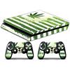GamesMonkey Skin Compatibile per Ps4 SLIM - limited edition DECAL COVER ADESIVA Slim BUNDLE (Cannabis Flag Marijuana)