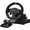 DOYO Volante da Corsa con da Gioco 180° con Pedale e Cambio per XBOX 360, PC, PS3, Android, Nintendo Switch, per Forza Horizon