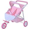 Olivia's Little World Passeggino Doppio De Twinkle Stars per Bambole Rosa OL-00012