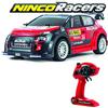Ninco RC Ufficiale Campionato Mondiale Rally. Scala 1/10. Macchina Telecomandata. 2,4Ghz. Misura: 42x13,5x20 cm. +6 anni, rosso e nero (NH93150) + Batterie Duracell Plus 9V (pacco da 2) - Alcalina - Fino a