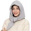 ZLYC Berretto Invernale Donna, Cappello Antivento con Cappuccio, Sciarpa Morbida, Calda, Balaclava, Berretto a Teschio, Cachi Massiccio., Taglia Unica