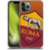 Head Case Designs Licenza Ufficiale AS Roma Gradiente Grafica Crest Custodia Cover in Morbido Gel Compatibile con Apple iPhone 11 PRO