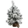 Paniate - Flora Mini Albero di Natale con Base Foderata in Juta 60 cm