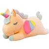 Boosns Peluche unicorno Regalo di peluche Rainbow Pony (Giallo30cm)
