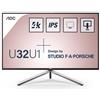 AOC Monitor 31.5" LED IPS U32U1 3840x2160 4K Ultra HD Tempo di Risposta 5 ms