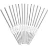 Coopay Set di piccoli uncinetti, 15 uncinetti in acciaio inox fine 0,6-3,0 mm, per lavori a maglia fine, piccole dimensioni, uncinetto in metallo, ideale per pizzo e filo sottile