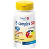 LongLife B Complex 50 Integratore di Vitamine del Complesso B, 60 Tavolette