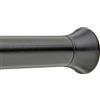 Amazon Basics Basics regolabile per tenda da doccia, da 137 a 229 cm, nero