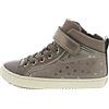 Geox J KALISPERA GIRL, Sneakers Bambine e ragazze, Grigio Smoke Grey, 29 EU