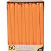 PAPSTAR 50 candele Ø 2,2 cm 25 cm arancione