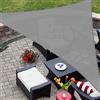 ASTEROUTDOOR - Tenda parasole triangolare, 40,6 x 40,6 x 50,6 cm, protezione dai raggi UV, per patio, cortile, prato, giardino, attività all'aperto, colore grigio
