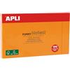 APLI 15005 - Funny Note Adesive, 125 x 75 mm, Blocco da 100 note autoadesive, colore: Arancione fluo