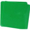 Guihumz Grande piastra compatibile con piastre Lego Duplo, piastra di base classica per set DUPLO, 38 x 38 cm, set di piastre per giocattoli creativi prescolari, verde (2 pezzi)