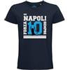 GIL S.R.L. Official Product SSC Napoli - T-Shirt di Padre in Figlio