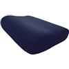 Edda Lux Federa adatta al Tempur Original cuscino S, M, L e XL, 50 x 31 cm, in morbido jersey di 100% cotone per guanciali da collo, Marina