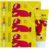 Betadent KIT 3 DENTIFRICIO KIDS per bambini 3-6 anni. Gusto Lampone. Azione anti placca e anti carie. Equilibrato dosaggio di Sali di Fluoro alla concentrazione di 430 ppm F. 3x75ml