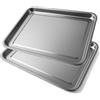 Space Home MGE - Set di 2 Vassoio da Portata Rettangolare - Vassoio Bar - Vassoio da Servizio - Vassoio da Ristorante - Vassoio Aperitivo, Vassoio per uso Domestico o Professionale al Bar/Ristorante - 36 x 27 cm