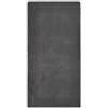 -LUXOR- living Tappeto in pelliccia sintetica Coste per camera da letto, ideale per la camera da letto, comodo tappeto in pelliccia di agnello, 60 x 120 cm, antracite