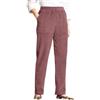 Pantaloni di Velluto A Coste da Donna - Vita Elastica da Donna Moda  Cuciture in Velluto A Coste Beige Pantaloni da Donna Casual Pantaloni A  Lunghezza Intera Moda per Pantaloni Larghi retrò