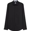 Seidensticker Camicia a Maniche Lunghe Slim Fit, Nero, 44 Uomo