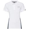 HEAD Club Tech-Polo G Abbigliamento da Tennis, Bianco/Dress Blue, XS Bambine e Ragazze