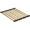 GROHE Griglia Scolapiatti pieghevole grande, 450 x 348 mm, acciaio inossidabile, lavabile in lavastoviglie, Oro Spazzolato, 40856GN0