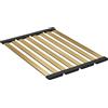 GROHE Griglia Scolapiatti pieghevole grande, 490 x 348 mm, acciaio inossidabile, lavabile in lavastoviglie, Oro Spazzolato, 40854GN0